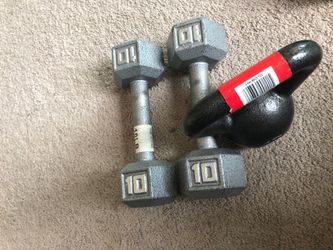 Pair of dumbbells