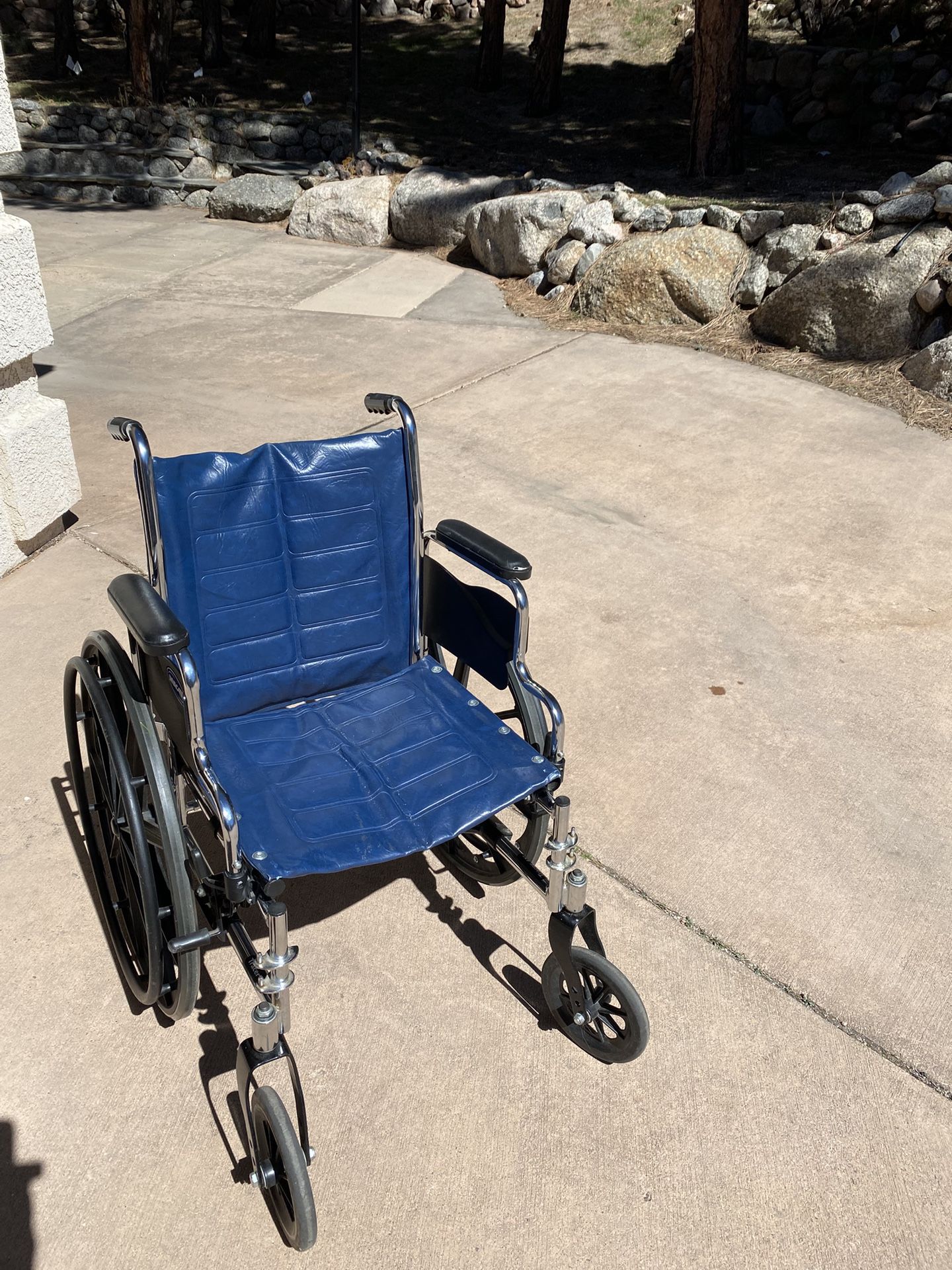 Blue Wheel Chair