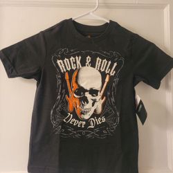 Skull T Shirt. Rock & Roll Shirt. Guitars. Halloween Shirt. For Kids. Para Niños. 