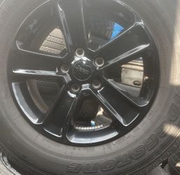 Jeep Wrangler Black Rim 