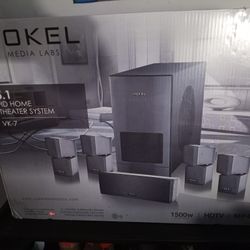 Brand New Still In The Box Vokel 1500w Surround Sound System 