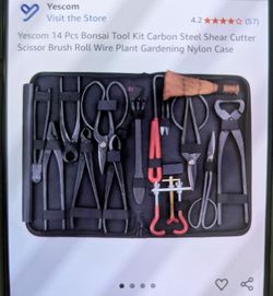 Bonsai tools kit