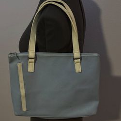 Qiora Light Blue Tote Bag