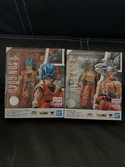 sh figuarts mui goku and blue goku