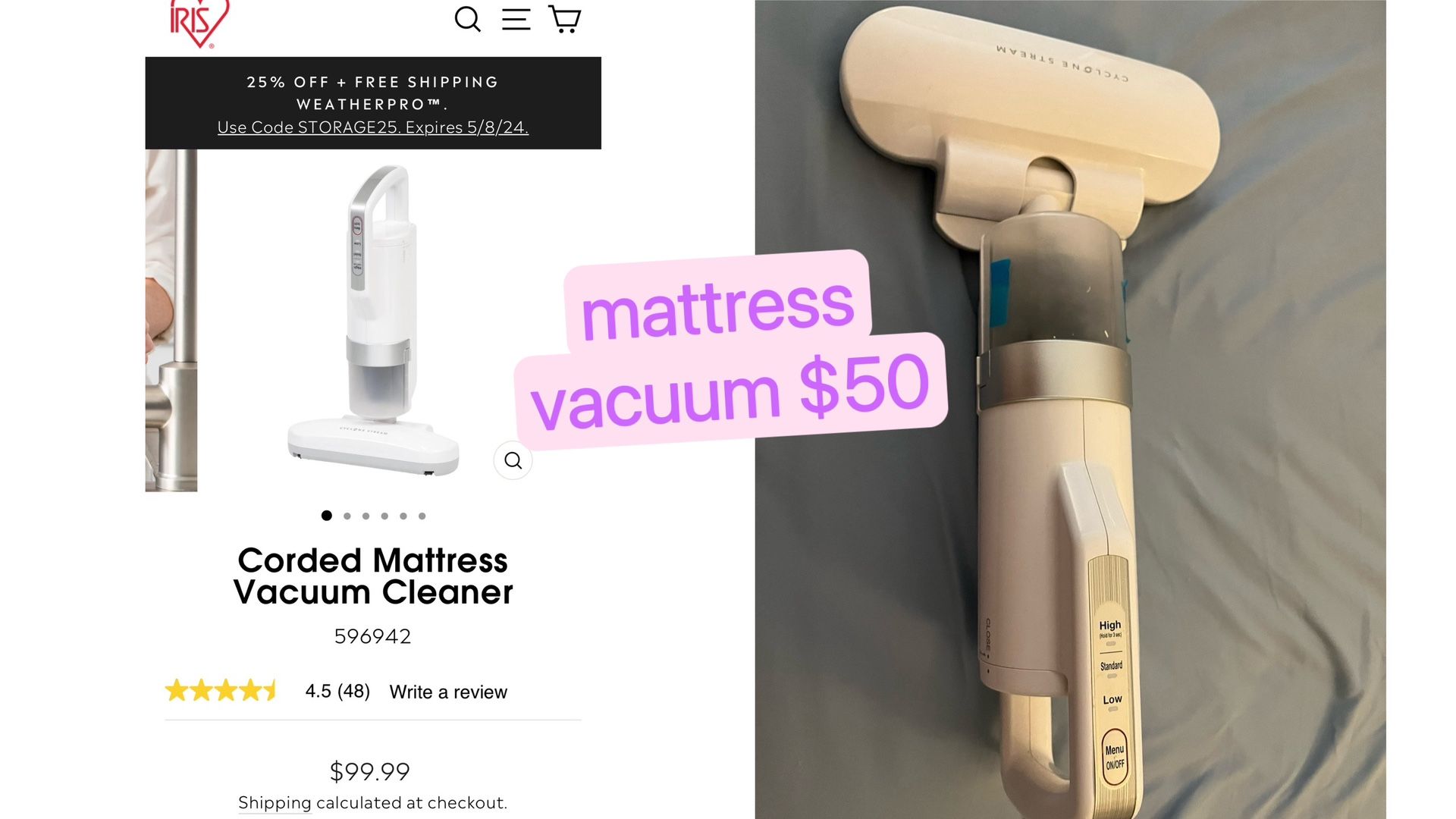 Mattress Vacuum 