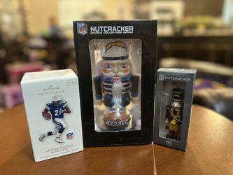 3 San Diego/Los Angeles Chargers Christmas items