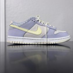 Nike Dunk Low Purple And Yellow; Size 5 Youth