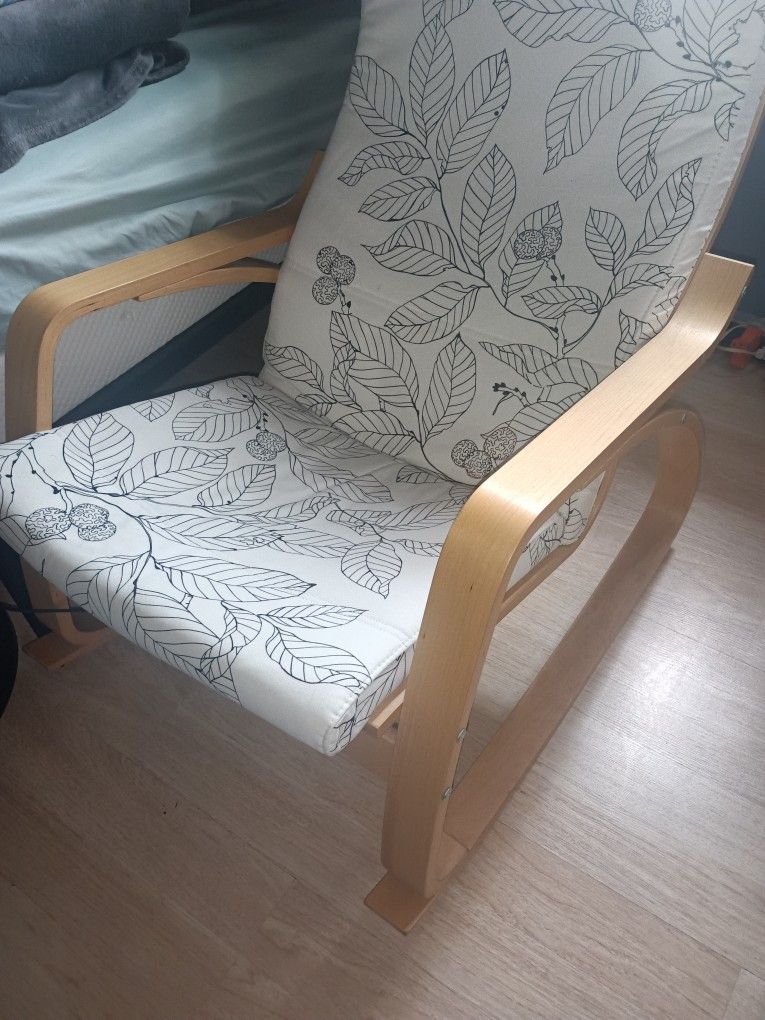 IKEA PÖANG Rocking Chair White