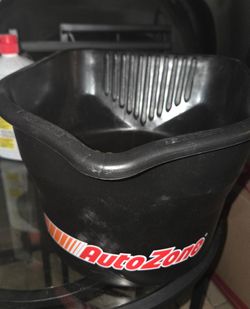 AutoZone Black Plastic Utility Bucket