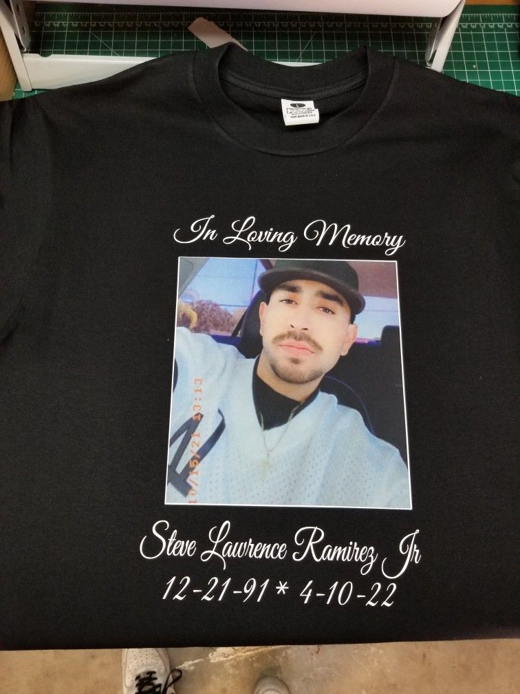 Custom Made Funeral In Memory Of Memorial Shirts
