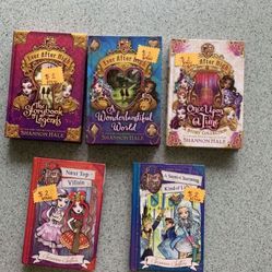 Ever after high hardcover books
