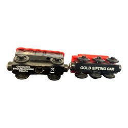 Vintage Thomas Wooden Railway Giggling Troublesome Truck & Gold Sifting Car Train Lot