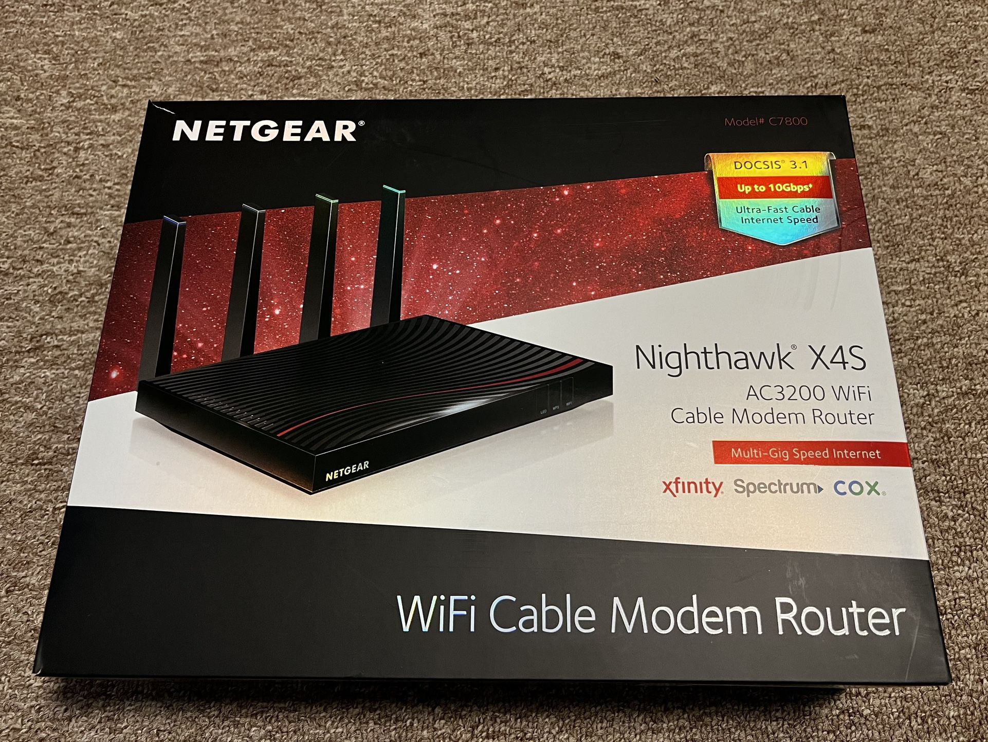Netgear Nighthawk X4S Cable Modem Route