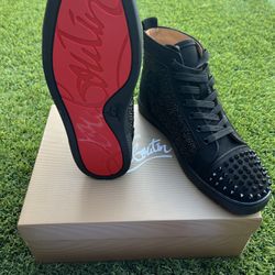 Christian Louboutin Orlato High Top Red Bottoms 