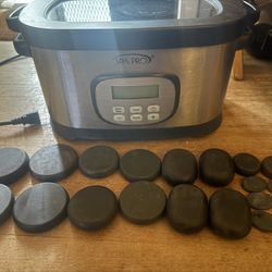 Hot Stone Warmer With Stones