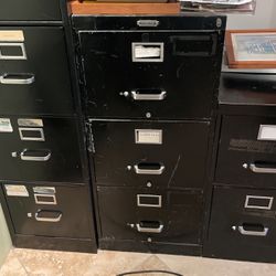 Three Drawer File Cabinet $10