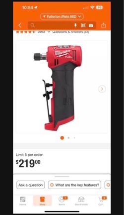 Milwaukee M12 Right Angle Die W/FREE 2.5 Battery $220 New in Box (no low offers)