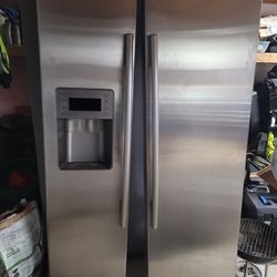 Chrome 2 sided refrigerator