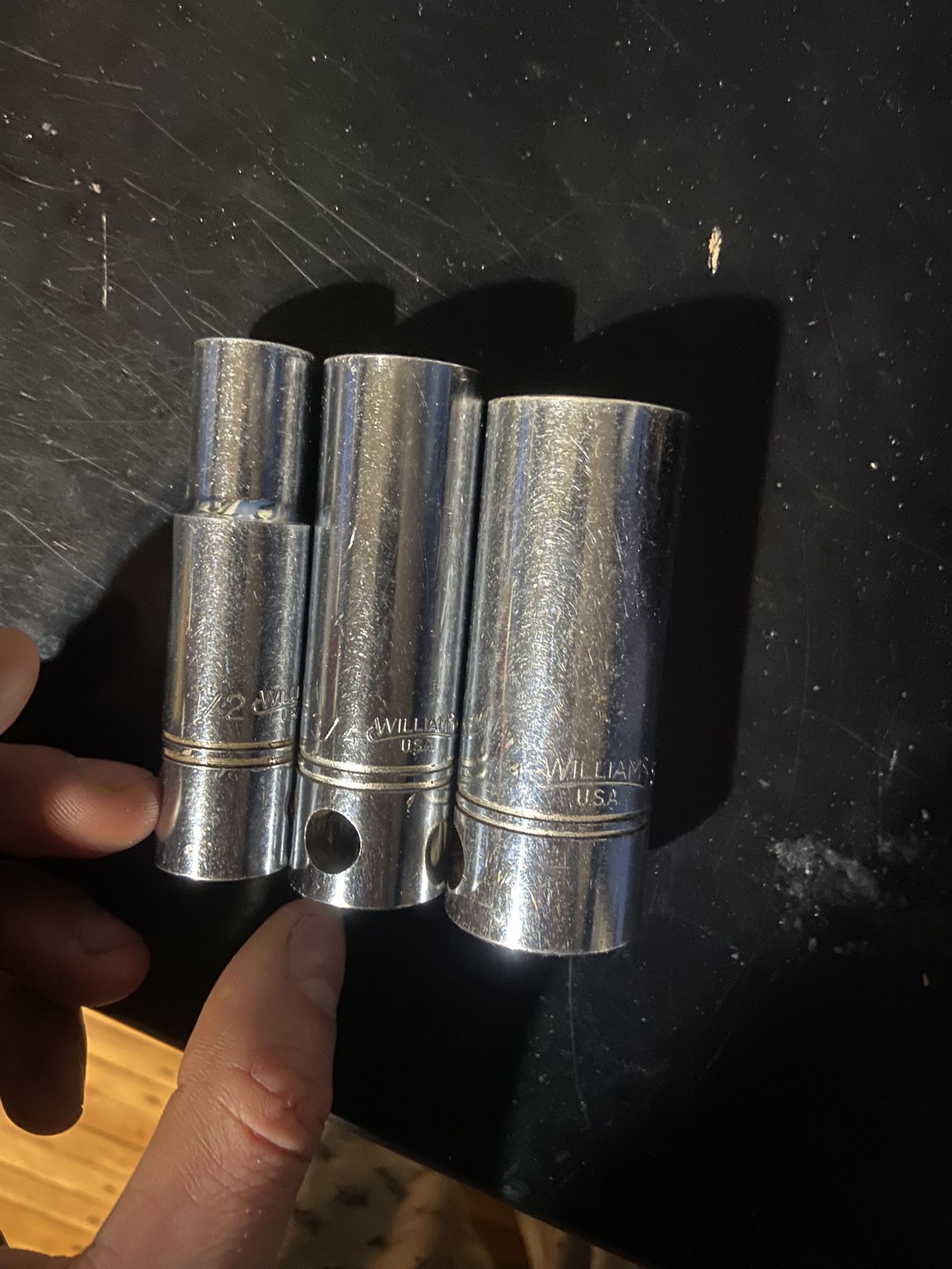 Williams 1/2, 3/4 , 1 Inch Deep Socket