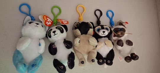Beanie Babies Bag Clips Keychains