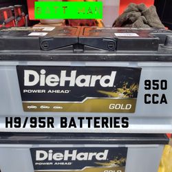950Cca Batteries..Die Hard Gold