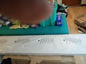 White 6 ft fold up table