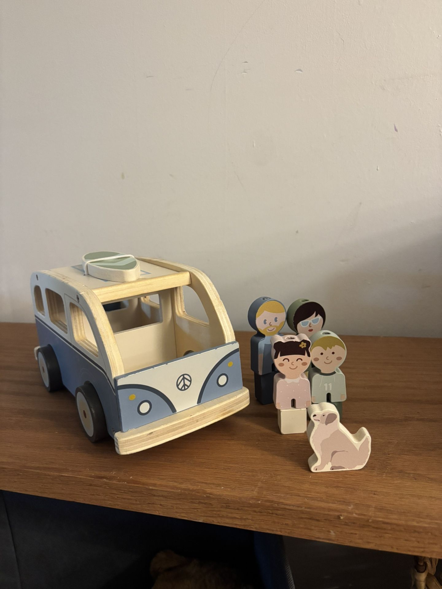 VW Bus Wooden Toy