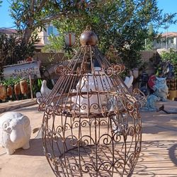 $35 Fantastic Large 19"x 12" Garden Metal Birdcage. Add A Plant