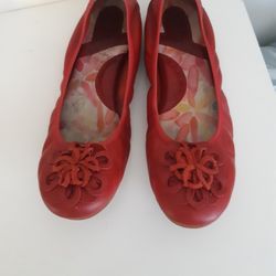 Born LEATHER FLAT BALLETS, Rarely used, Size 6.5 
