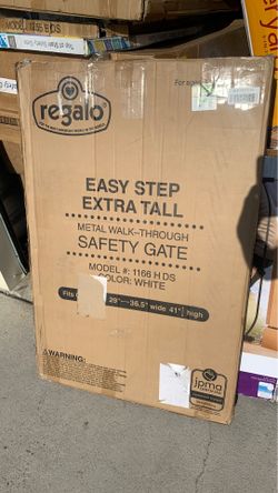 Easy strep extra tall metal walk through safety gate model# 1166hds 29”- 36.5 wide 41” high