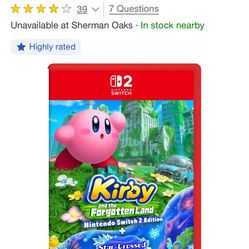 Kirby and the Forgotten Land - Nintendo Switch 2 Edition + Star-Crossed World
