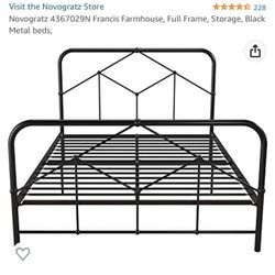 Bed Frame Full Size White 