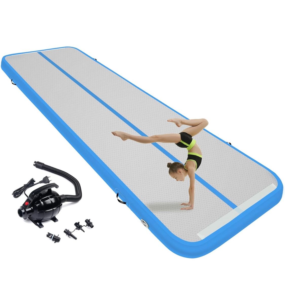 16ft Inflatable Air Gymnastics Mat Track Tumbling Mats with