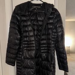 Calvin Klein Lightweight Puffer Coat- Petite Medium 