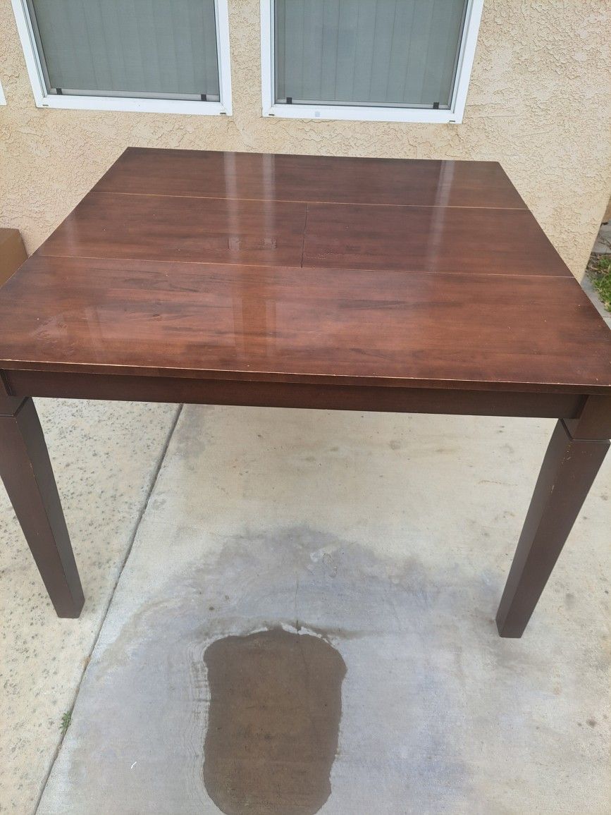 Cherry Color Wood Dinning Table