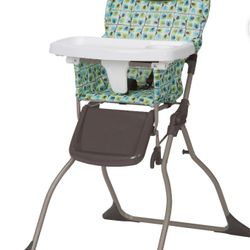 Cosco Kids Simple Fold High Chair, Elephant Squares