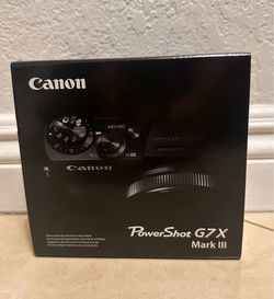 Canon PowerShot G7 X Mark III Brand New **BLACK**