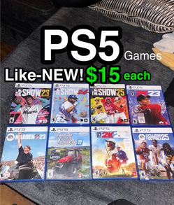 Like NEW PS5 Games • Playstation 5 Console Discs with Warranty!
