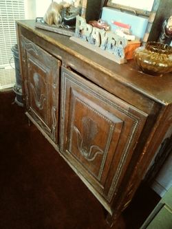 Vintage Wood Cabinet