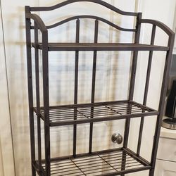 3 TIER OVER THE TOILET STORAGE RACK- $30 CASH