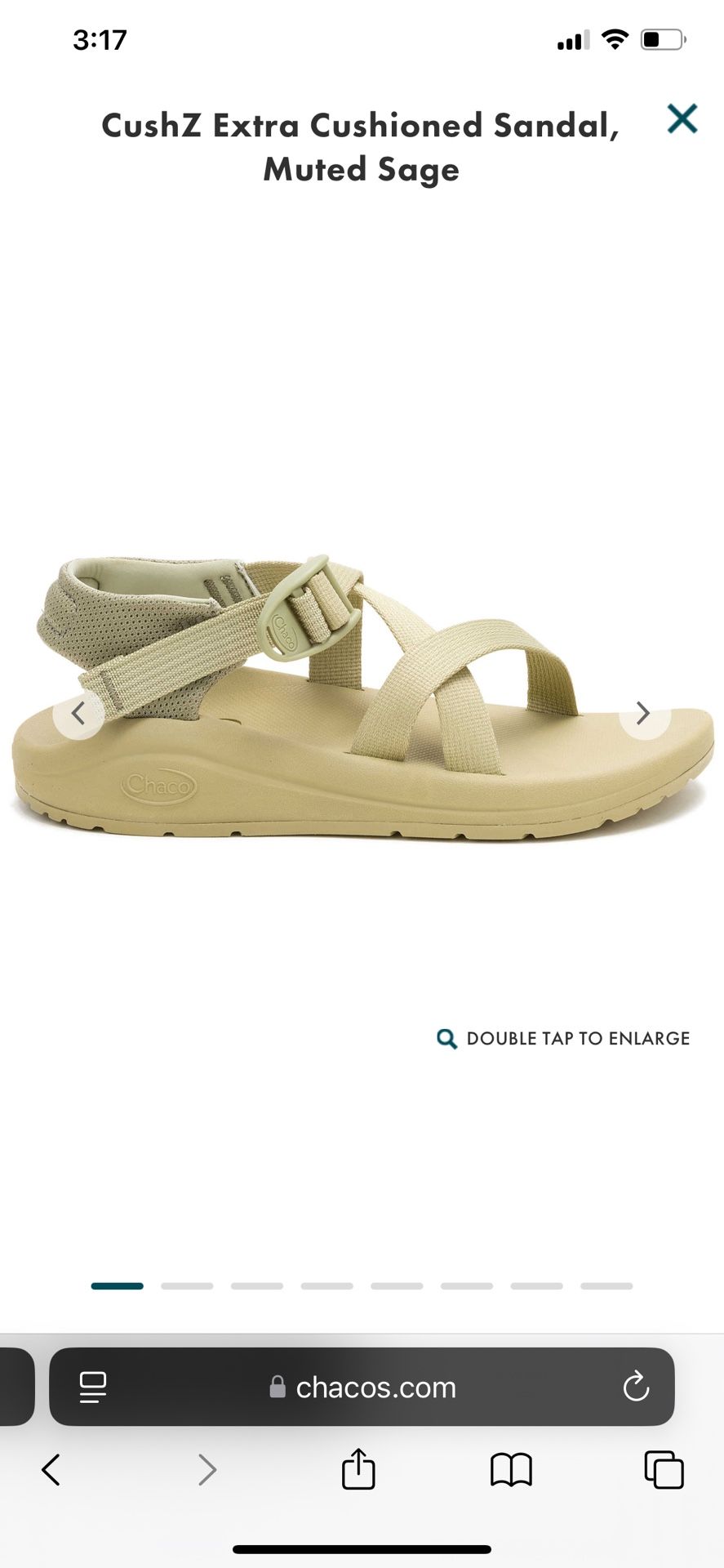 Muted Sage Chaco Sandal 