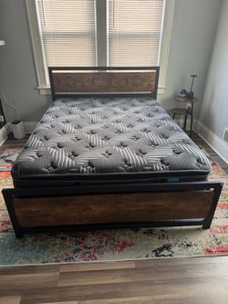 Queen Size Mattress and frame