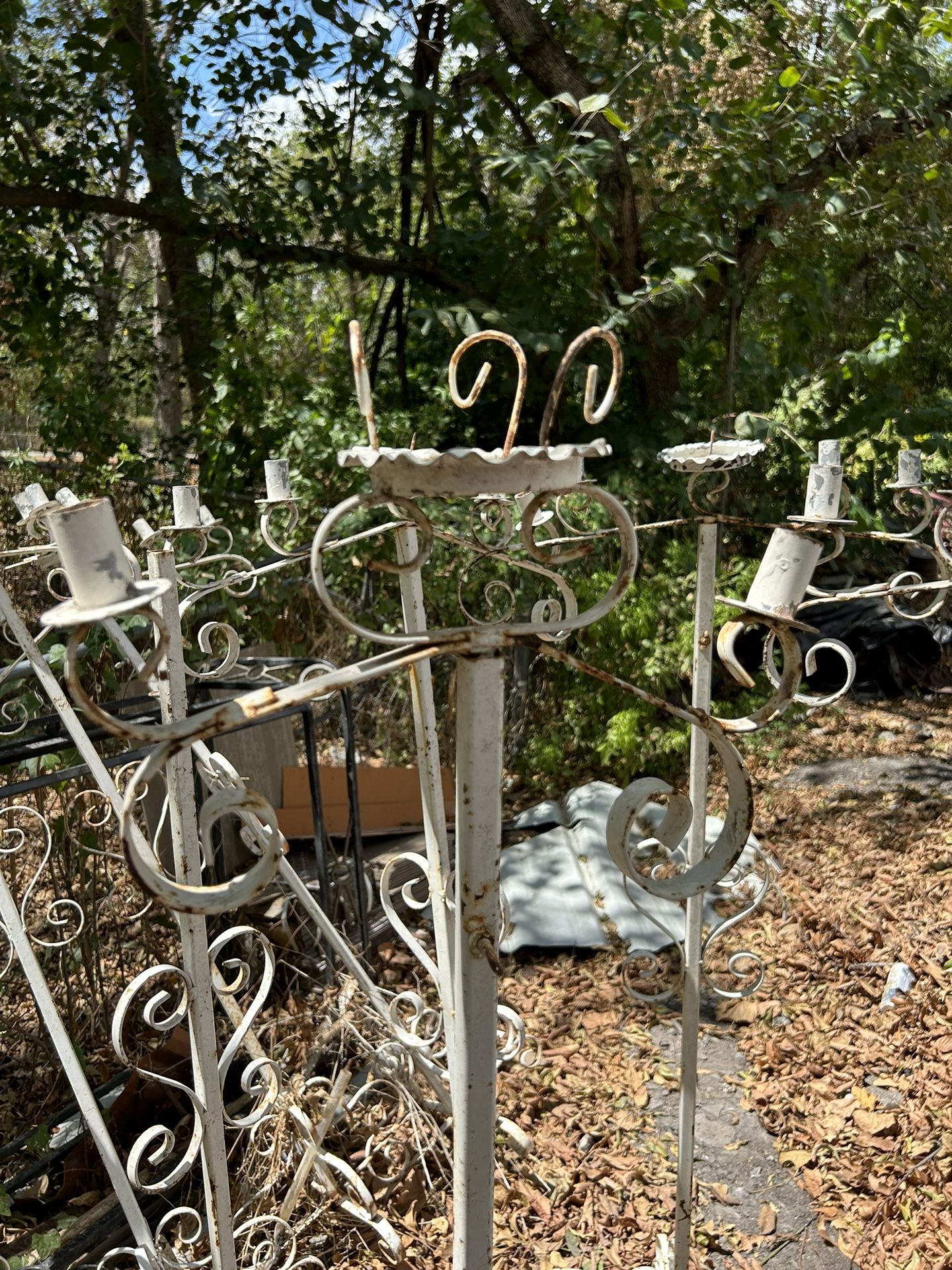 Candeleros De Metal Para Fiestas Bodas Y Quinceañeras