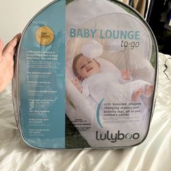 Lulyboo Baby Lounge To-go Blue