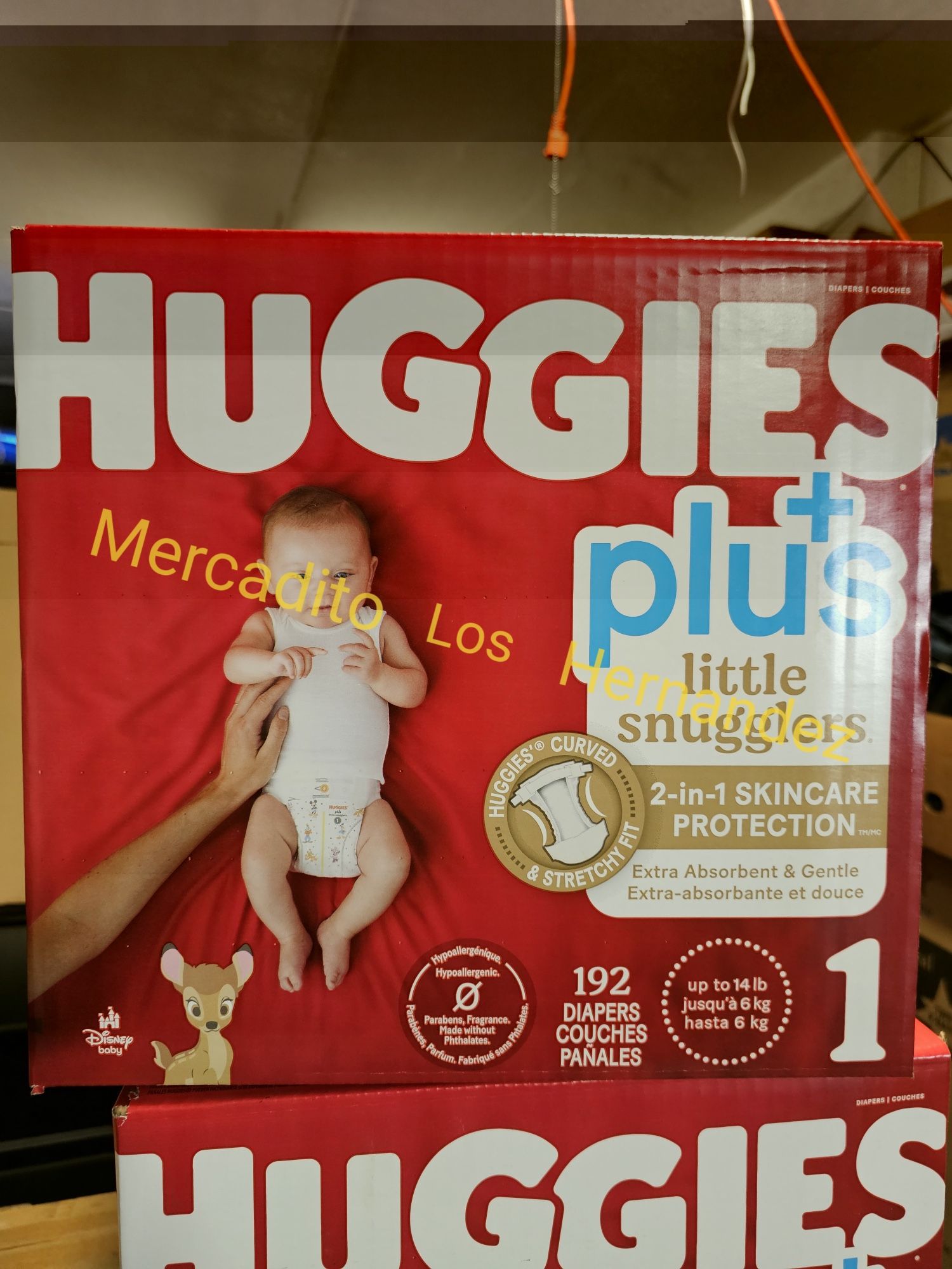 Huggies Little Snugglers Size 1 - 192 Diapers Pañales/ Firm price