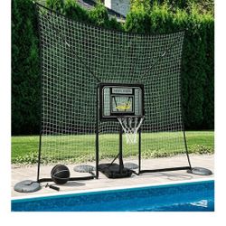 Basketball Hoop for Pool 10'x8' w/backstop