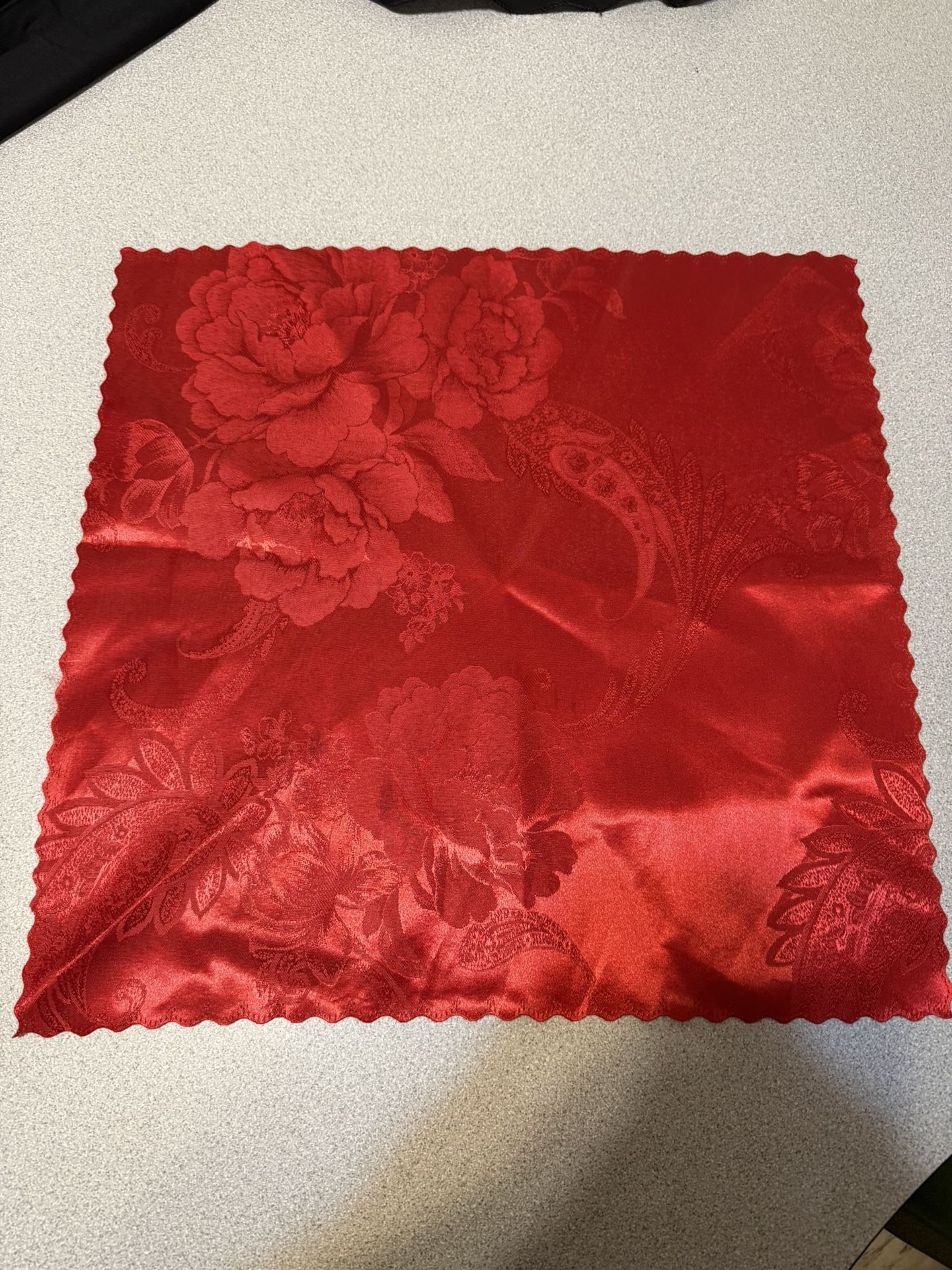 Ted Satin Floral Napkins