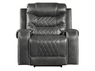Putnam Gray Power Reclining Chair