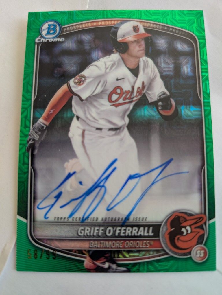 In Visalia Friday To Friday 2025 Griff O'Farrell Orioles Baseballk