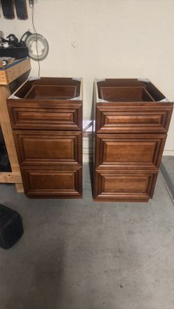 3 drawer kitchen base cabinets